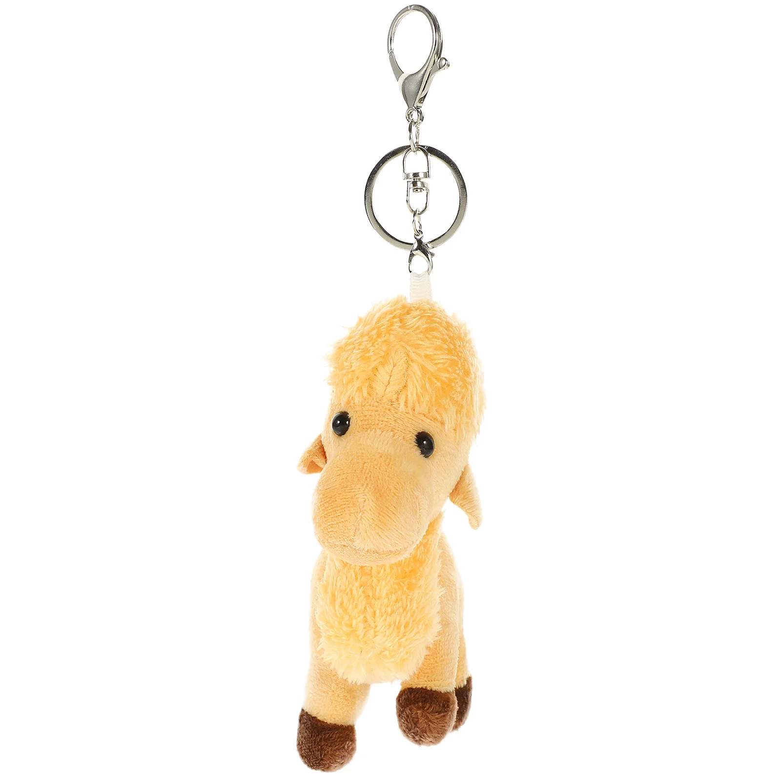 

Key Ring Cute Keychains Aesthetic Pp Cotton Plush Camel Pendant Keyring Child
