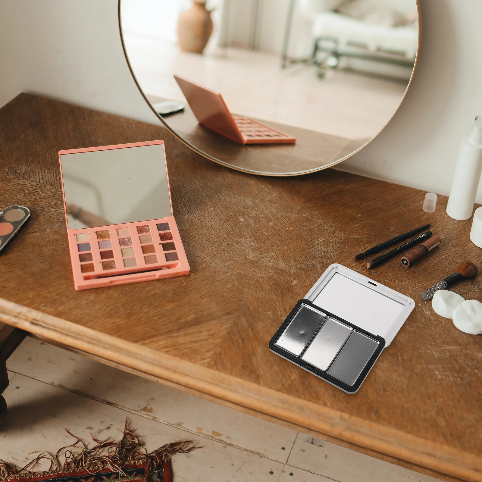 Коробка для хранения румян-хайлайтеров многоразовый контейнер губной помады