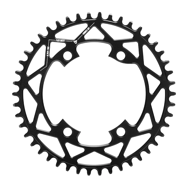 

PASS QUEST For SHIMANO R7000 R8000 R9100 110BCD Round Narrow Wide Chainring Road Bike Sprocket 36T-58T Chainwheel For SRAM AXS