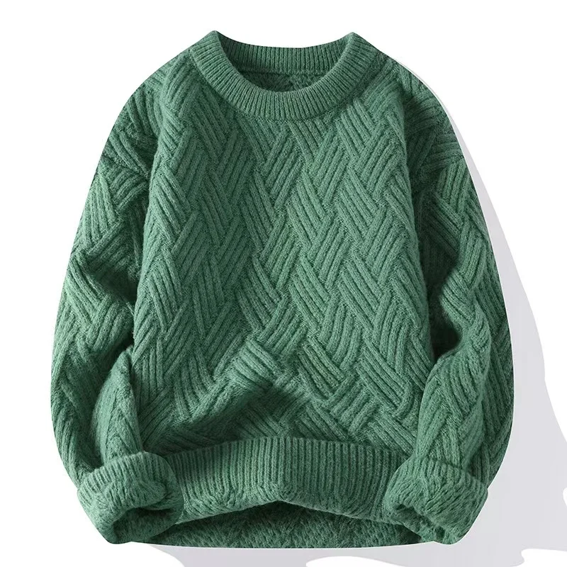 

Sweater Wool Thickened 2022 Simple Knit Fall/winter Thermal Men's Men's New
