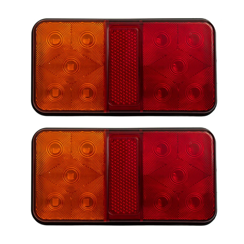 

RV Tail Lights Camper Rear Truck 2pcs Black Trailer Waterproof 146 x 79 x 27mm High Quality Hot Sale Brand New