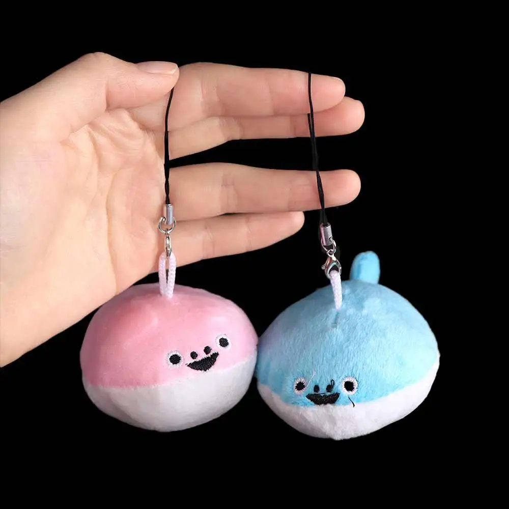 Плюшевый мягкий пищалкий котелок брелок мультяшный Сжимаемый плюшевый кулон в