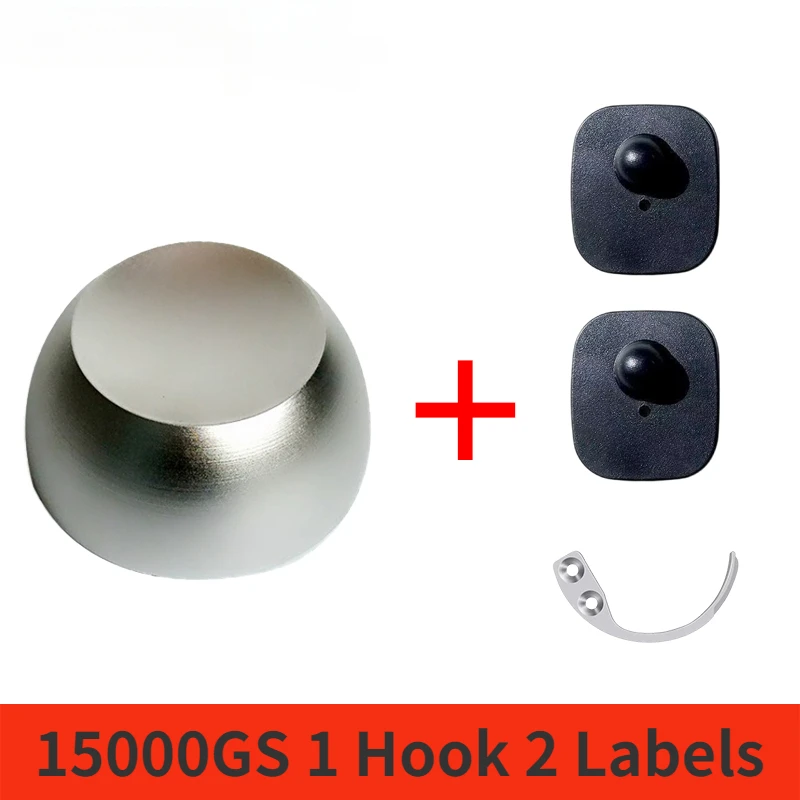 

Original 15000GS EAS Magnetic Golf Detacher Tag Remover Universal Magnet Eas Golf Detacher Security Lock Key with 1 Hook+ 2 Tag