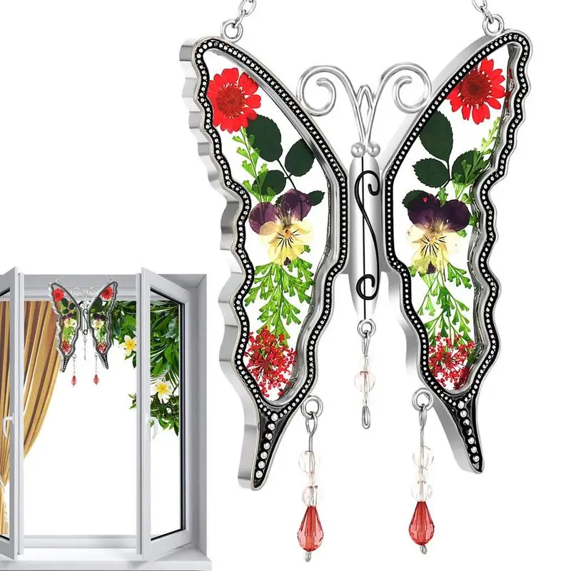 

Butterfly Sun Catcher Pendant Butterfly Pendant Rainbow Maker Ornament Wear-resistant Acrylic Butterfly Ornament For Home