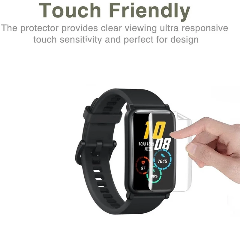 2 шт. Гидрогелевая Защитная пленка для Honor Band 6 5 4 (не стекло) Huawei Pro Talkband B6 B5 B3 экрана