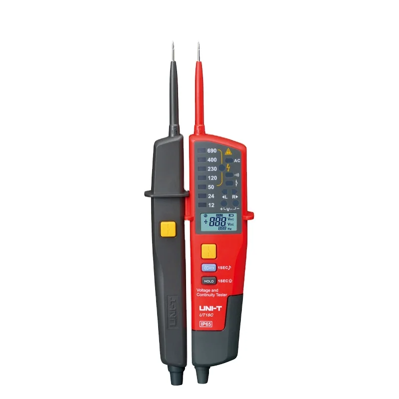 

UNI-T UT18C Pocket Voltage and Continuity Tester Auto Range Voltmeter Voltage Tester