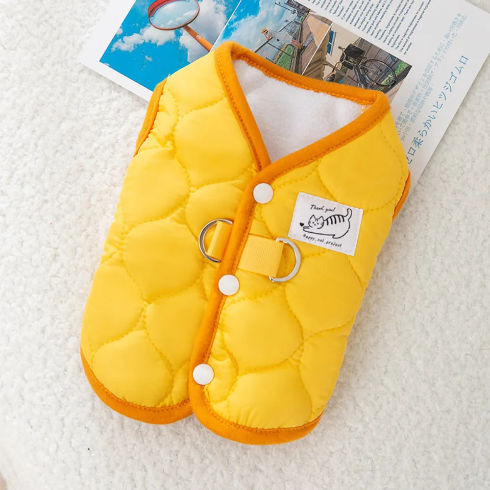 

Puppy Vest Autumn Winter Fashion Sweater Pet Harness Small Dog Desinger Clothes Cat Warm Jacket Yorkshire Maltese Chihuahua