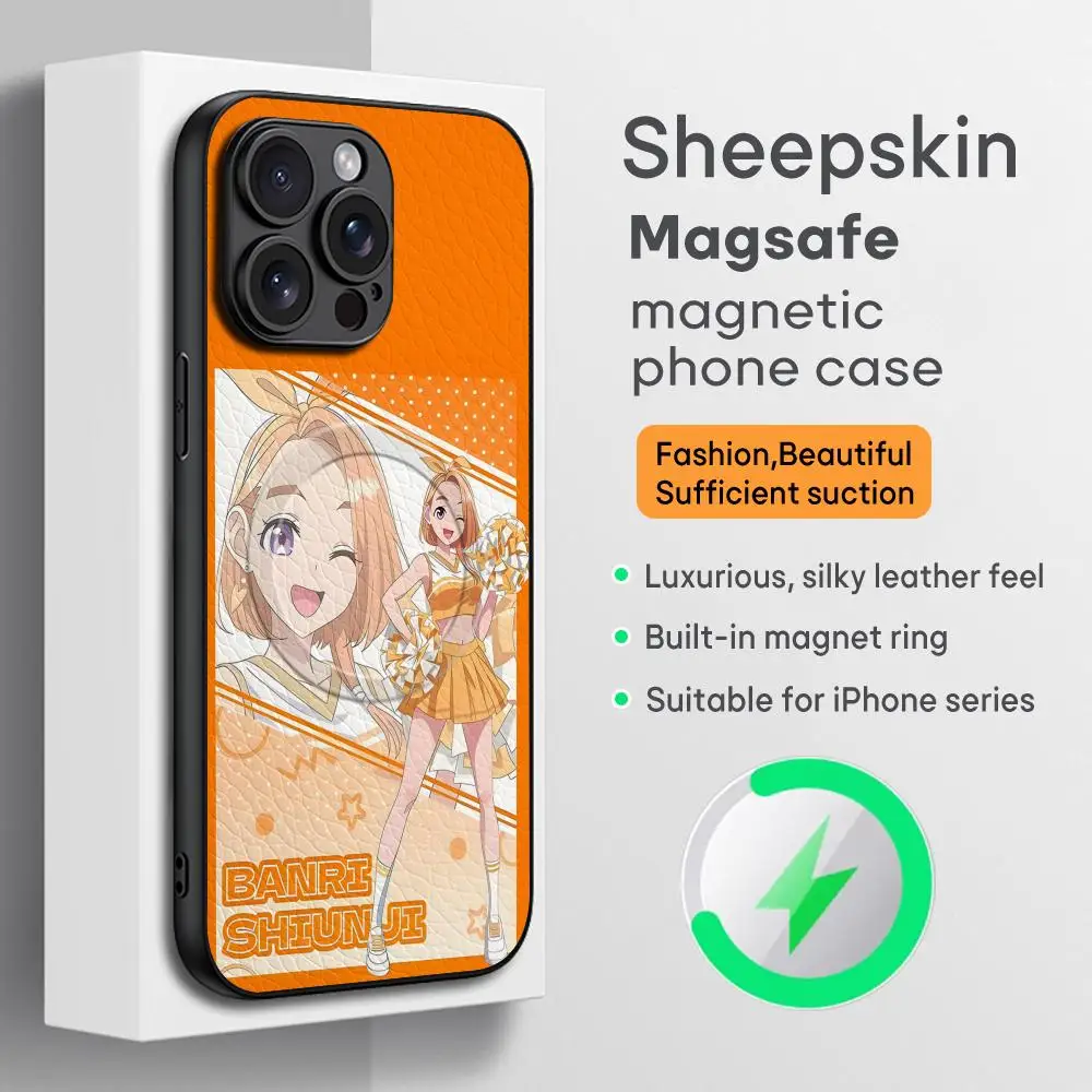 Фото Чехол для телефона Family Children для iPhone 17 16 15 14 13 12 11 Shiunji Plus Pro Max, высококачественный, роскошный, из овчины, с поддержкой Magsafe №1