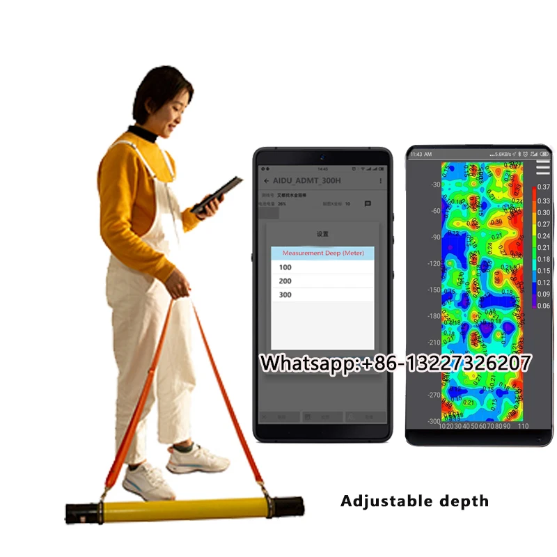 

Многофункциональный регулируемый детектор наблюдения за водой на глубину 100 м, 200 м, 300 м