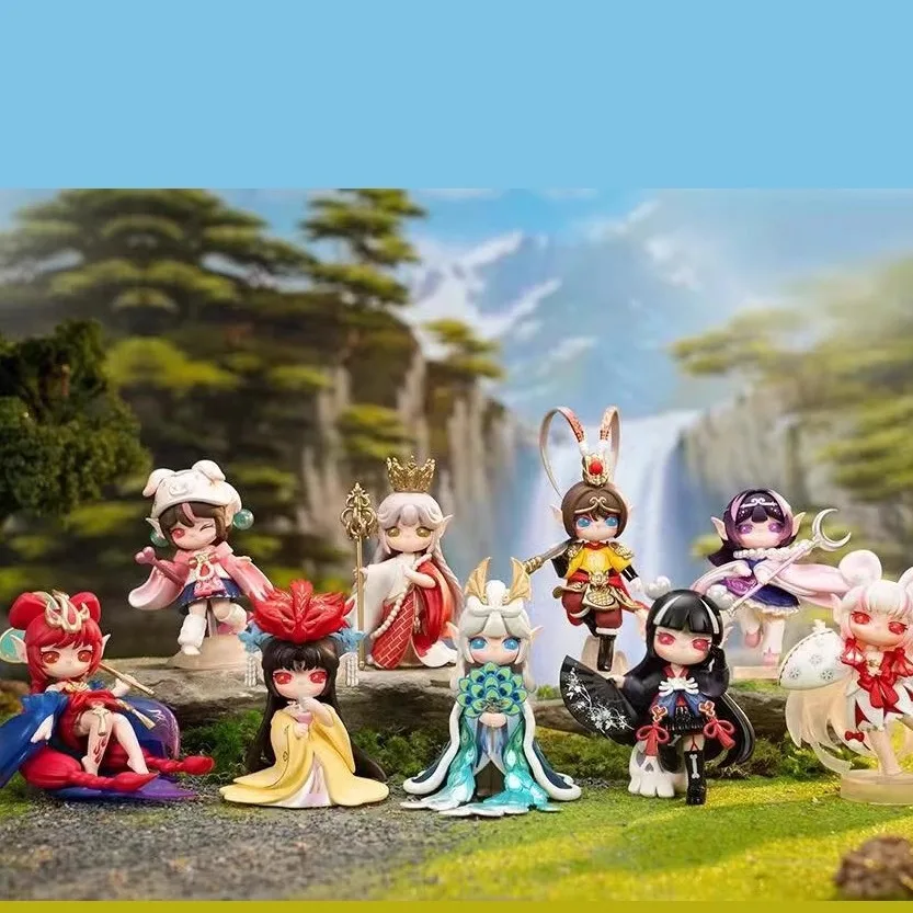 Коллекция фигурок в слепой коробке Rolifeed SURI Journey to the West мифический черный орнамент