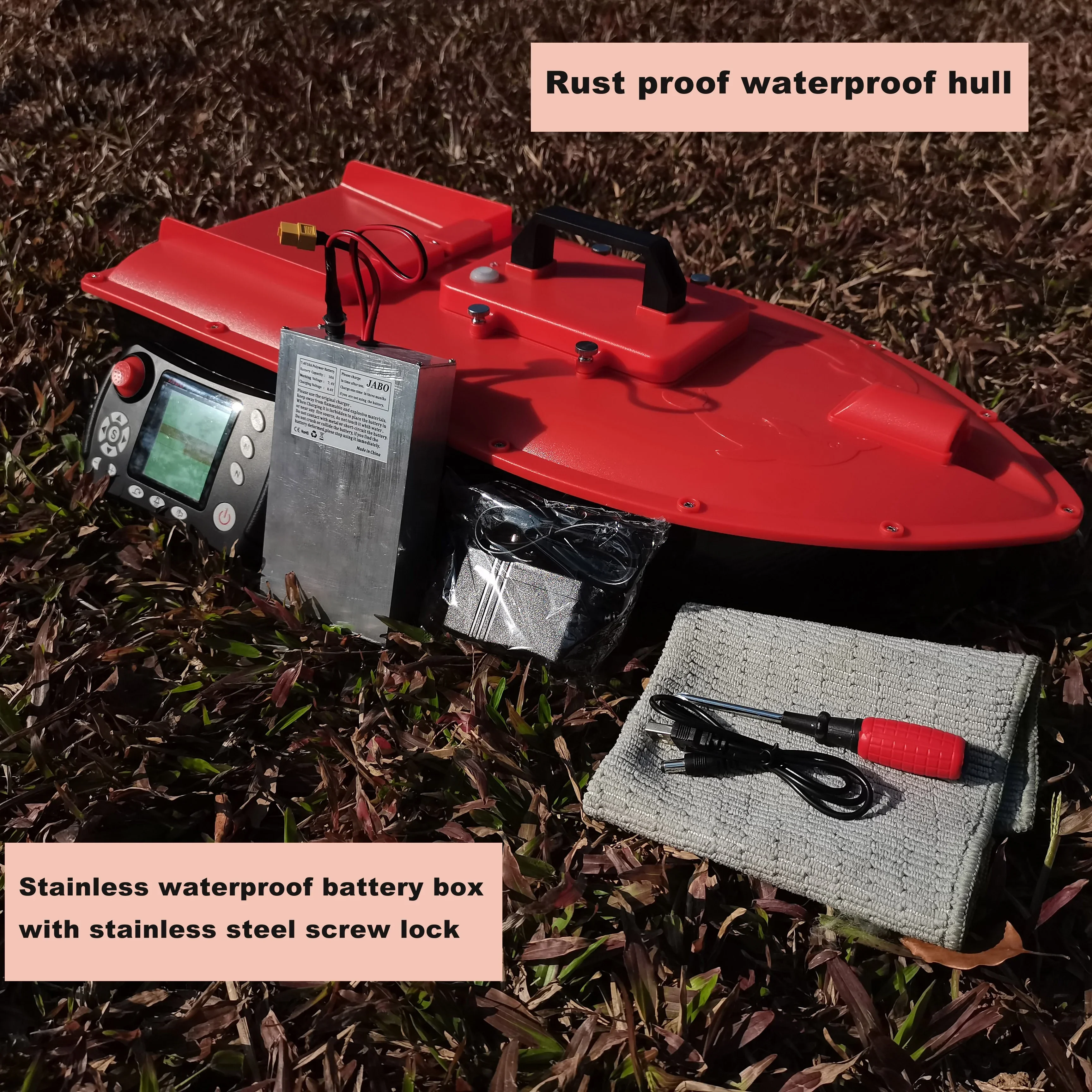 Jabo Dolphin Smart RC Surfer GPS Лодка для рыболовной приманки со штифтом спуска лески и