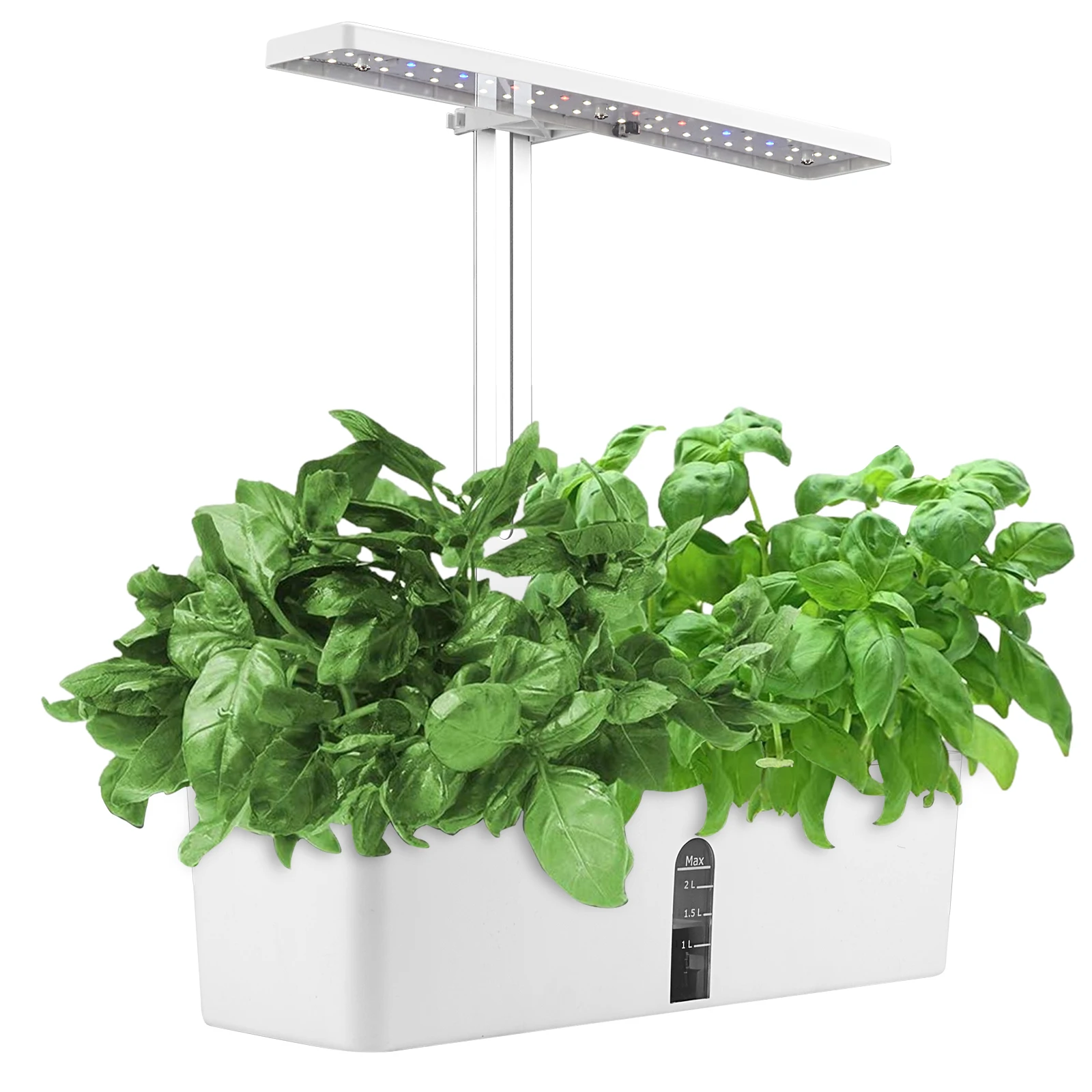 Garden Hydroponics Growing System Indoor Herb Garden Kit Automatic Timing LED Grow Lights Smart Water Pump for Home Flower Pots