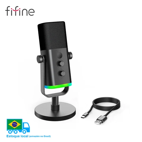 Микрофон FIFINE Game-AM8 USB/XLR для записи и стриминга — детальный вид товара