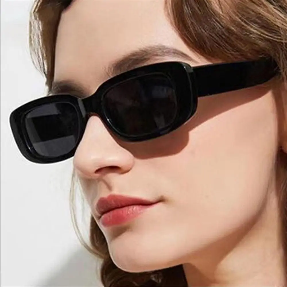 

Солнечные очки в ретро-стиле для мужчин и женщин, модные солнцезащитные аксессуары конфетных цветов, прямоугольной формы, в стиле 90-х, в винтажном стиле, Y2K