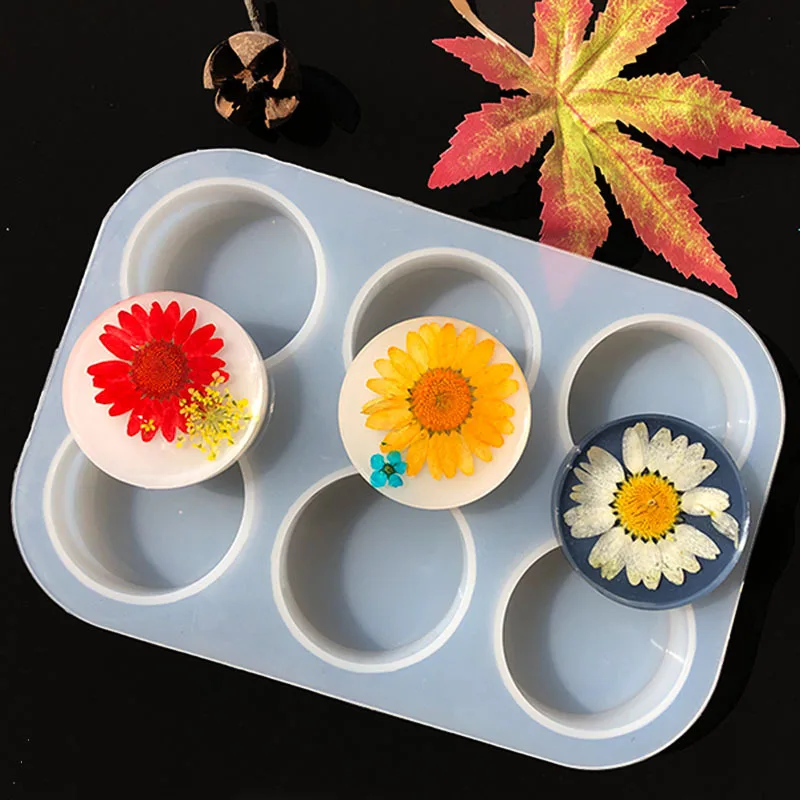 Круглая подставка для телефона Эпоксидной Силиконовые формы раскладной стенд