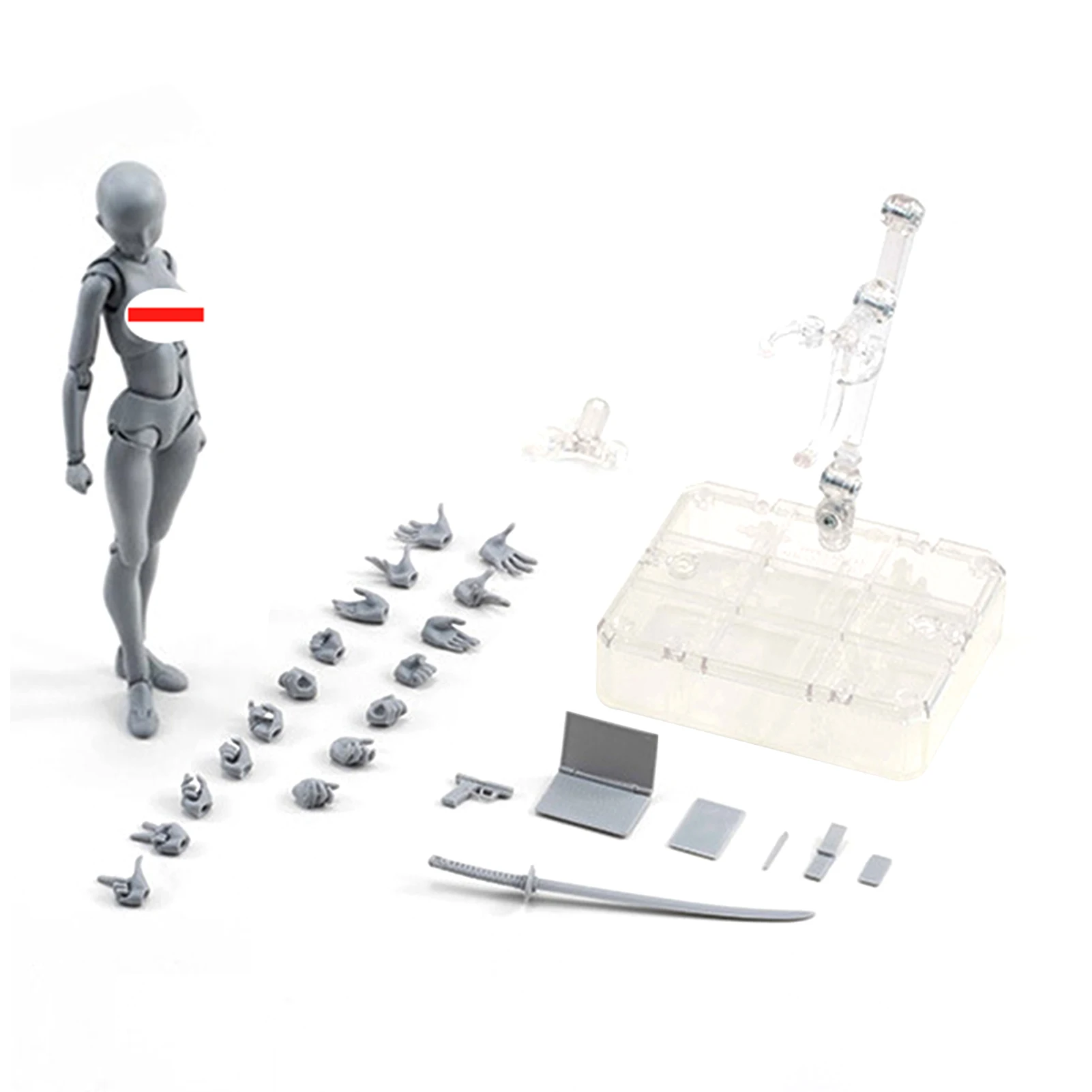 

Набор Body Kun DX Body Kun And Body Chan, Набор фигурок из ПВХ, манекен для художников, модель для рисования SHF S H фигурок