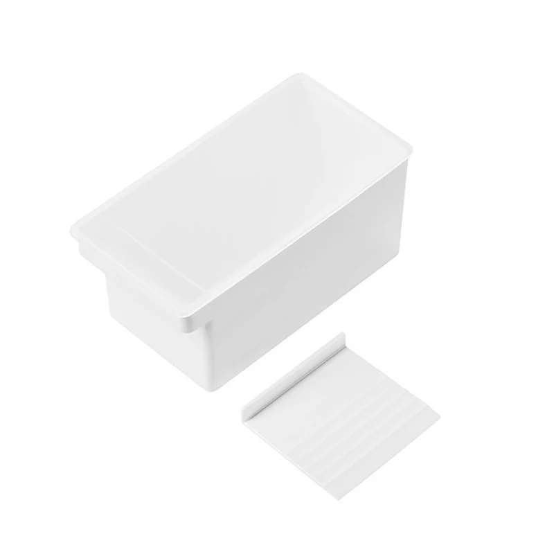 Японская коробка для масла прямоугольная хранения сыра с крышкой шпатель