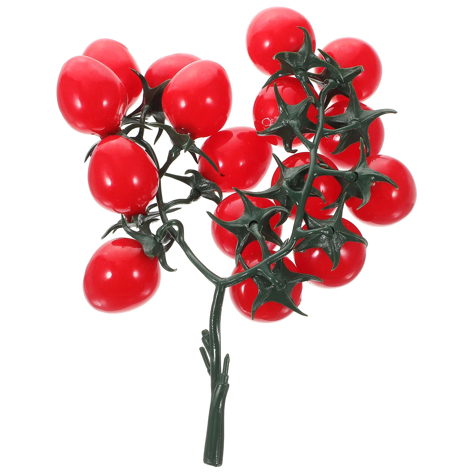 

Simulated Cherry Tomatoes Kitchen Prop Home Supplies Artificial Pendant Lifelike Fake Photo Decorative Adorn Plastic Playes