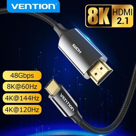 Vention USB C к HDMI кабель 8K для MacBook