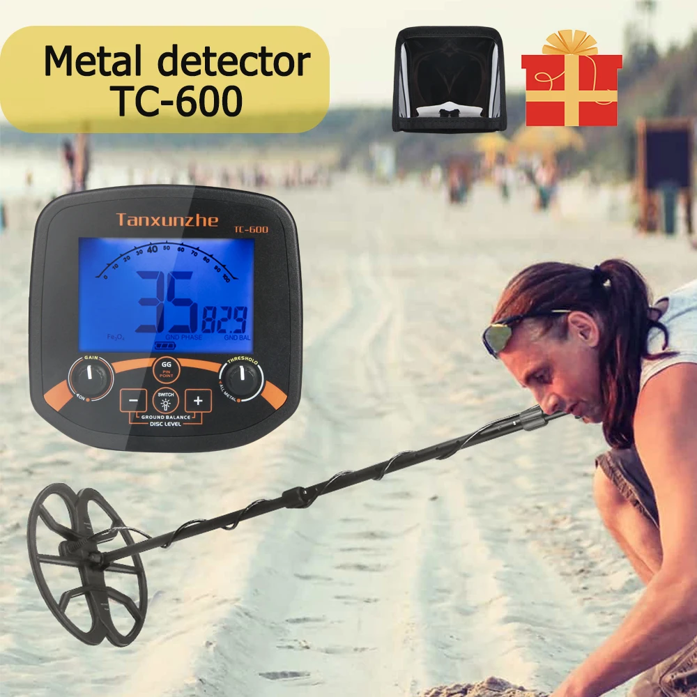 Металлоискатель Tanxunzhe TC-600 профессиональный Подземный металлодетектор на