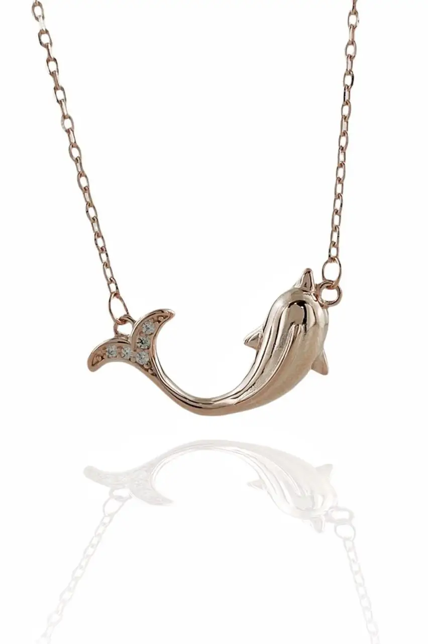 

Vip Quality Elegant and Stylish Dolphin 925 Silver Necklace
