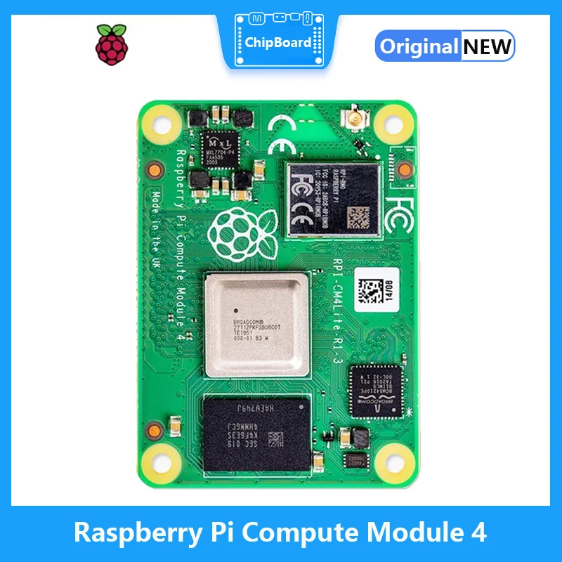 Компьютер Raspberry Pi CM4 модуль 4 с 2 Гб ОЗУ Lite/8 ГБ/16 ГБ eMMC дополнительной поддержкой