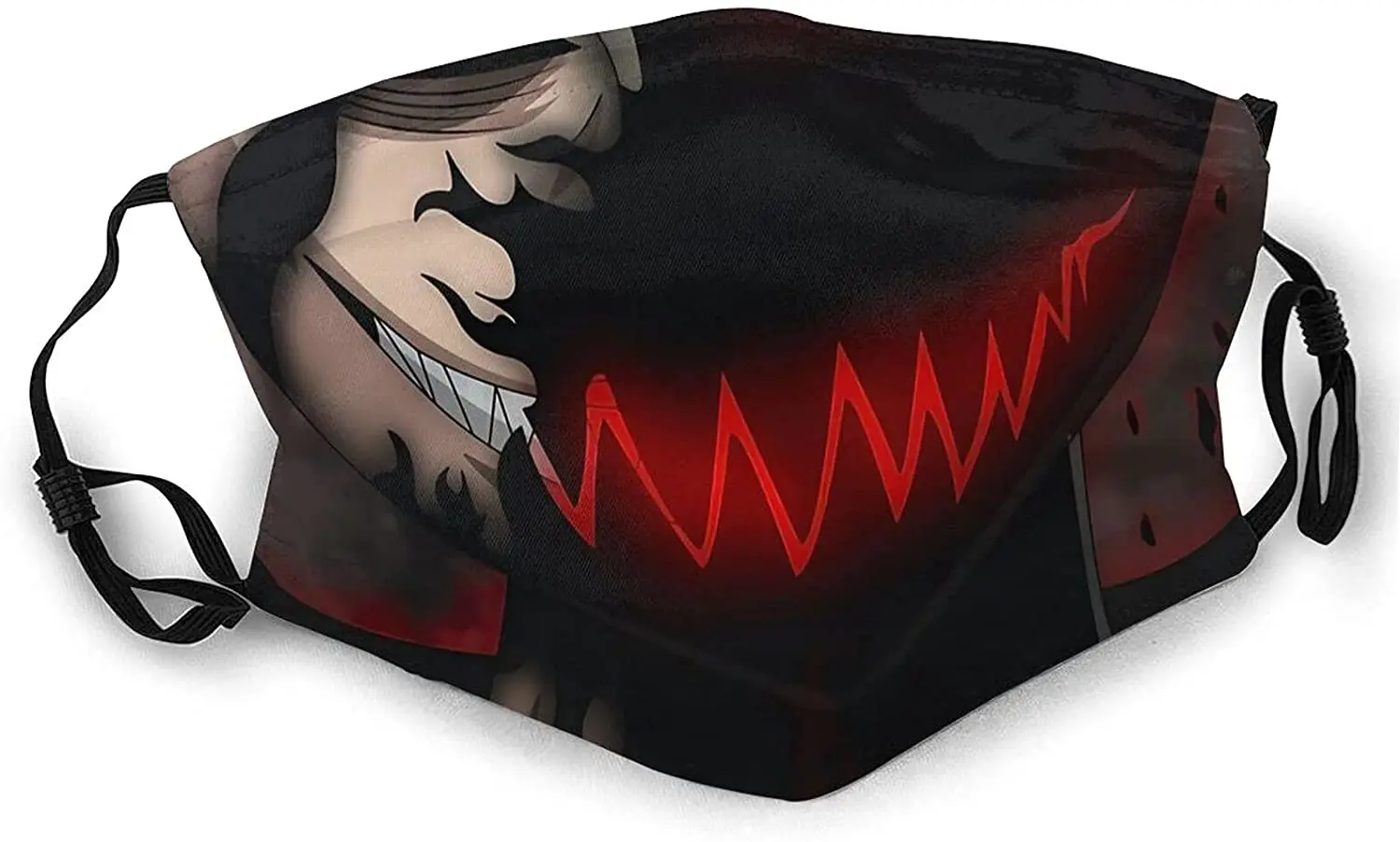 

Anime Black Clover Face Mask Reusable Adjustable Masks with 2 Activated Carbon Filter