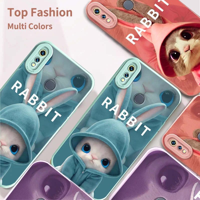 

Creative Angel Eyes Case for Realme 3 3i 5 5i 5S 6S 6 Pro X Lite Realme Q Narzo Cute Eyed Jackrabbit Cover Tsundere Jackrabbit