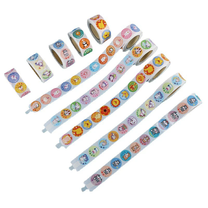 

Cute cartoon stickers self-adhesive creative gift children stickers kindergarten teachers and students reward stickers