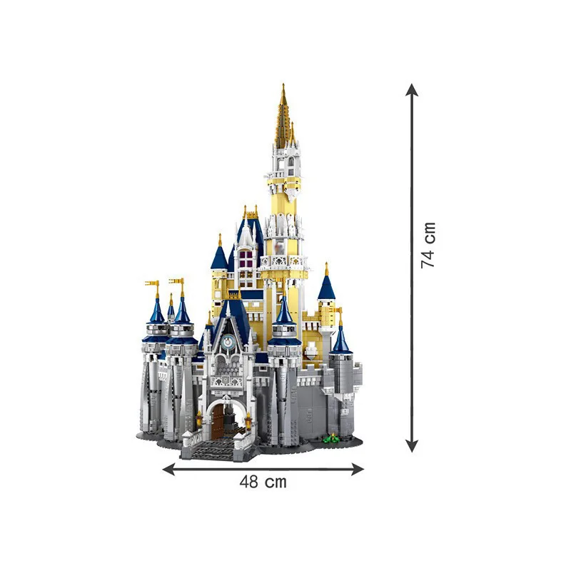 

The Cinderella Princess Castle Model Bricks Building Blocks Toys Children Birthday Gifts Compatible 71040