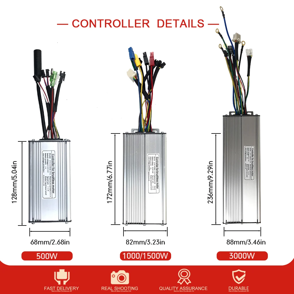 48V500W 1000W 1500W комплект для преобразования электровелосипеда стандартное моторное