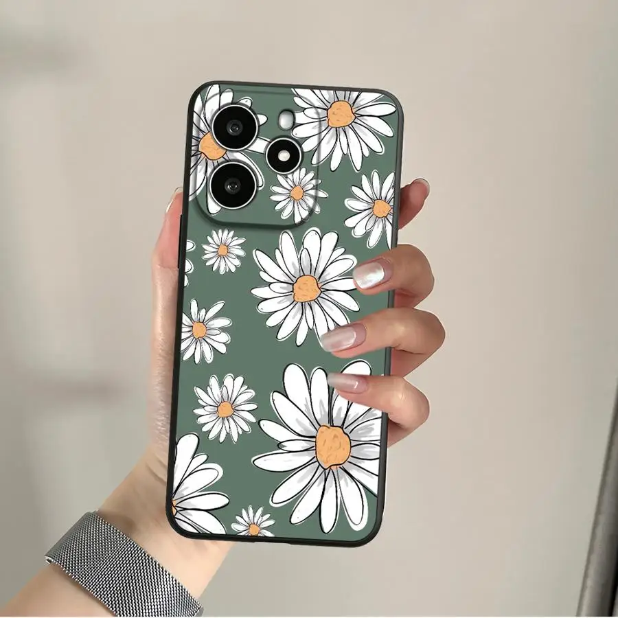 Фото Чехол для телефона Xiaomi Redmi Note 15 14C 12 11 12C 13C A7 Pro K80 9 8 A5 A4 13 14 Pro Plus 10 A2 A1 K40 с узором «Подсолнухи» №2