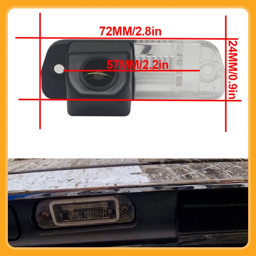 Фото Автомобильная камера заднего вида с объективом FishEye для Mercedes Benz SL Class R230 2008 ~ 2012 для MB M Class W164 ML 2005 ~ 2011 HD CCD Водонепроницаемая №2
