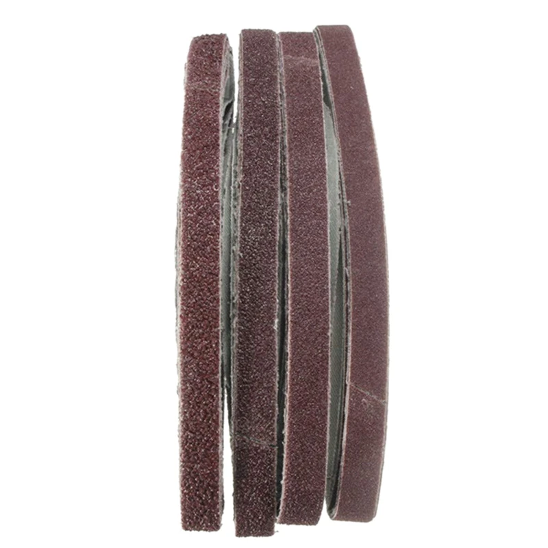 

New 20Pcs 13X457mm Zirconia Abrasive Sanding Belts 40/60/80/120 Grit