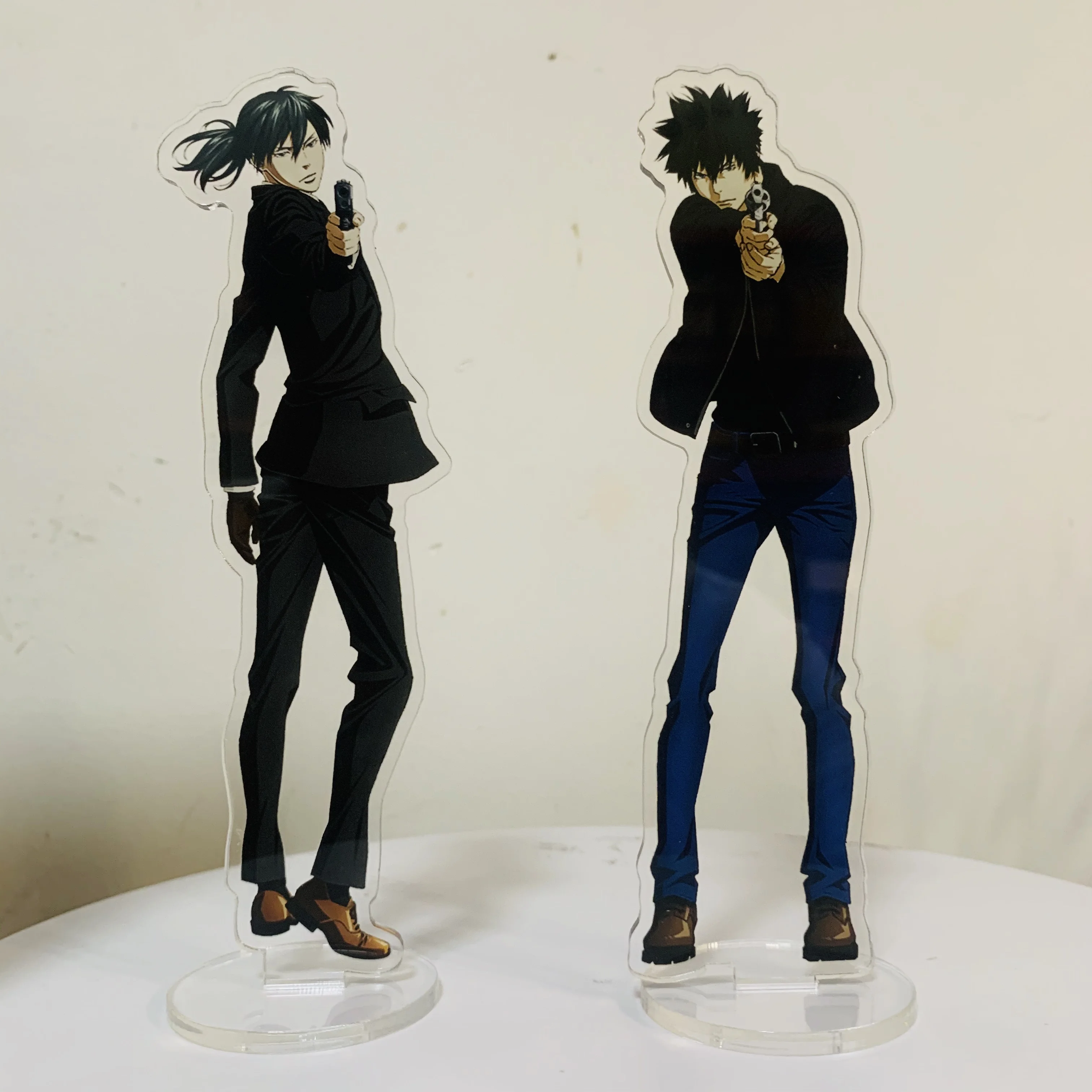 15cm Anime Psycho-Pass Figure Kougami Shin'ya Ginoza Nobuchika Acrylic Stand Model Plate Desk Decor Standing Sign Fans Toys
