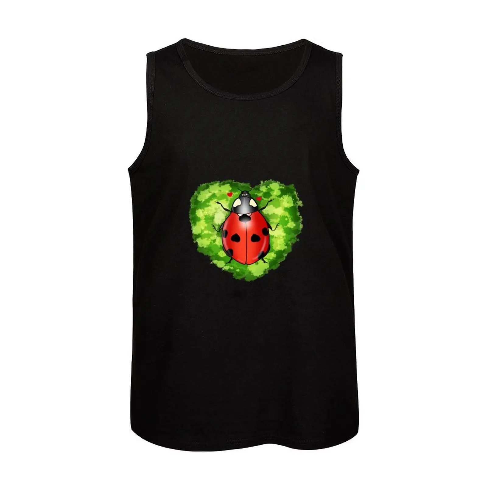 Фото Майка Ladybug свободного кроя, повседневная, дышащая, для ежедневной носки №4