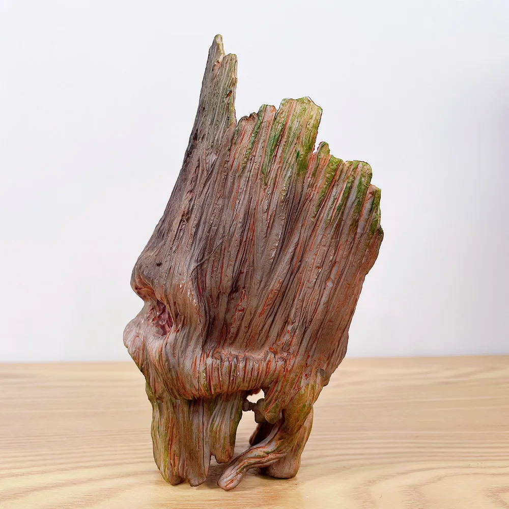 Декор для дома ПВХ Череп цветочный горшок дерево человек Грут фигурка модель