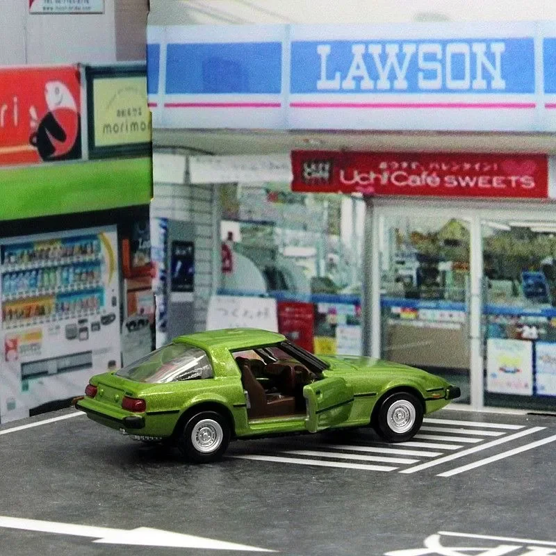 Фото TAKARA TOMY Tomica Mini Simulation Alloy Car Black Box TP29 Mazda RX-7 Спортивный автомобиль Детский маленький автомобиль Игрушечная модель Подарочная коллекция №5