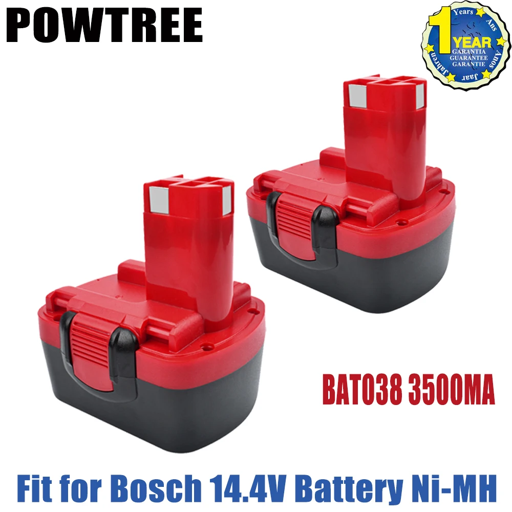 

14.4V 3500mAh Replacement BAT038 Battery Compatible with Bosch BAT040 BAT041 BAT140 BAT159 BAT048 BAT100 BAT119 BH984 BPT1041