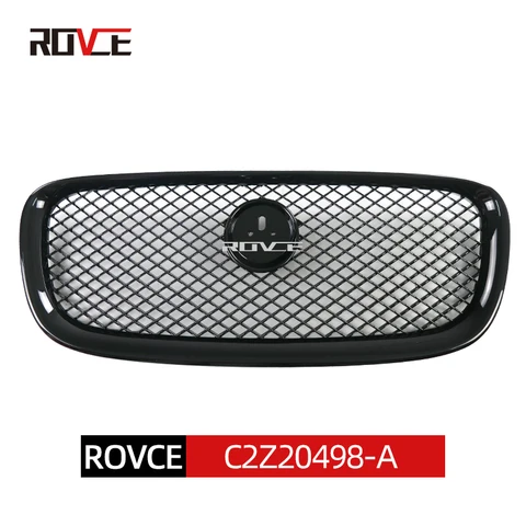 Решетка переднего бампера Rovce, верхняя решетка для Jaguar XF 2013-2015, решетка центральной панели радиации C2Z13175 C2Z13199 C2Z20498