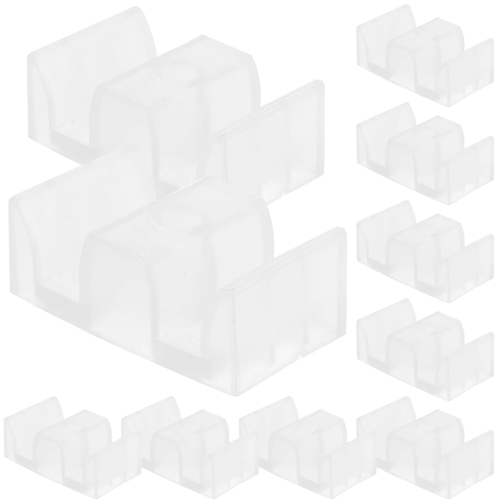 

10 шт., пластиковые направляющие для раздвижных дверей