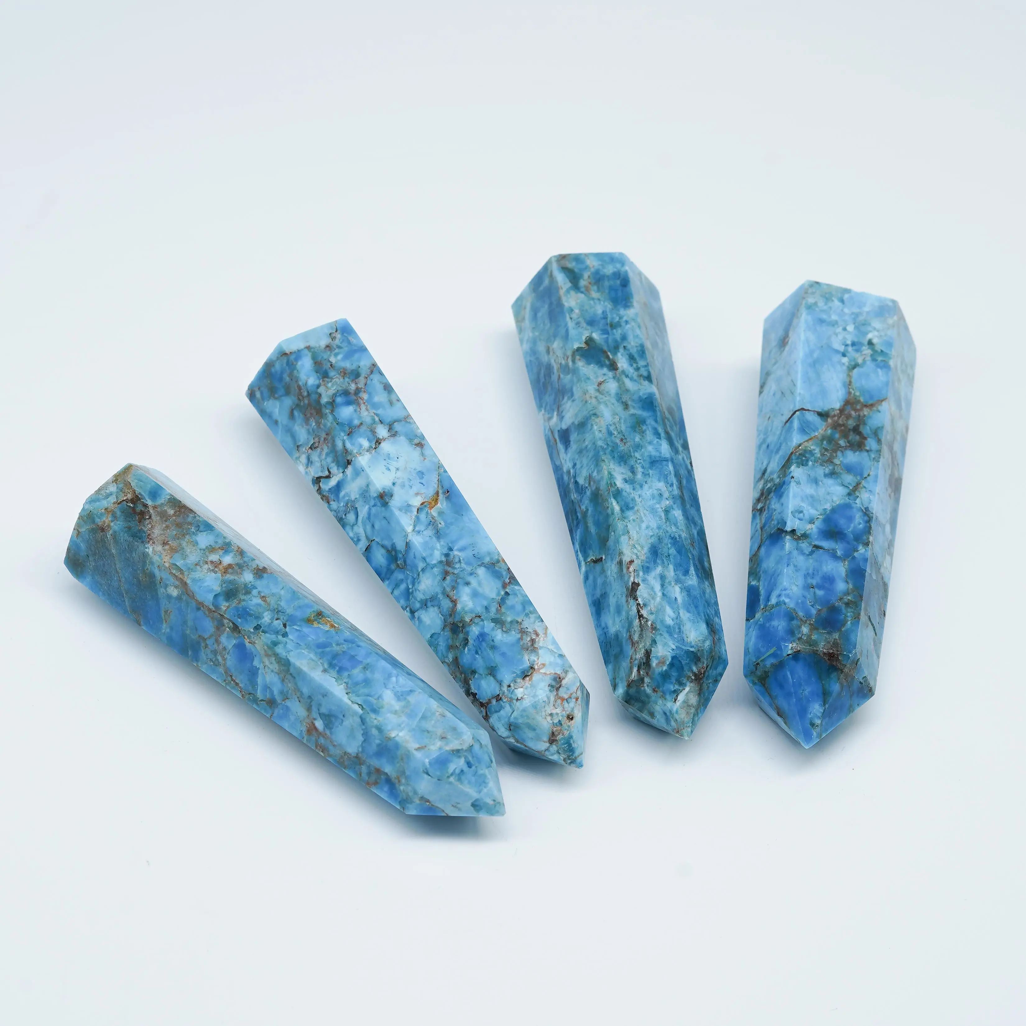 

1 шт. натуральный кристаллический Синий Апатит, одноточечная колонна рейки, лечебный Полированный синий драгоценный камень, обелиск, колонна, украшение для дома и комнаты, подарок