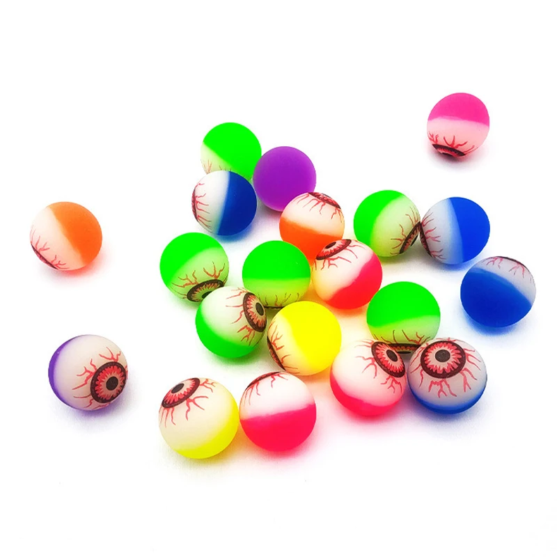 

10Pcs Eye Ball Glowing Doll Bouncy Eyeball Horror Scary Halloween Cosplay Prop Party Haunted Decoration Children Toy Terror Prop