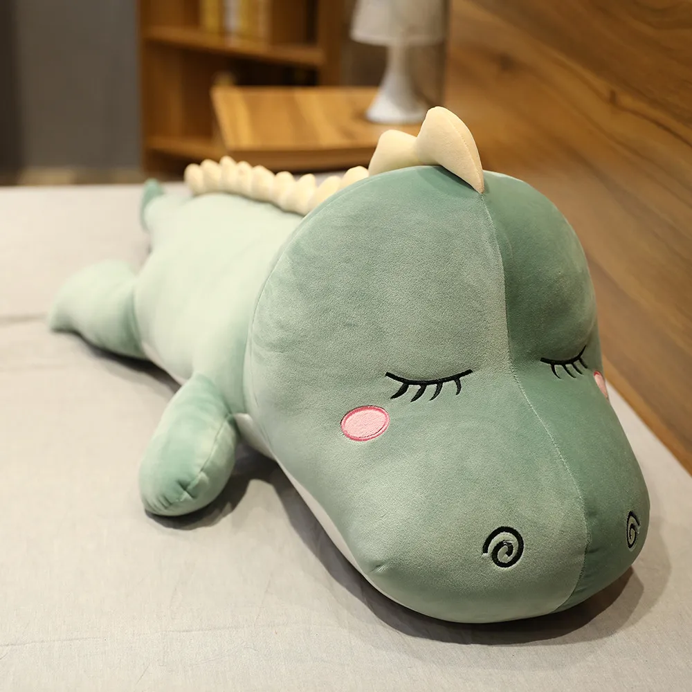 Большой большой динозавр плюшевая игрушка тираннозавр мягкое животное подушка