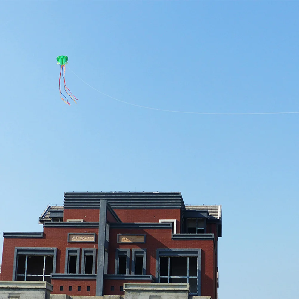 Воздушный змей-осьминог ручной работы большой легкий флаер легко запускаемый в