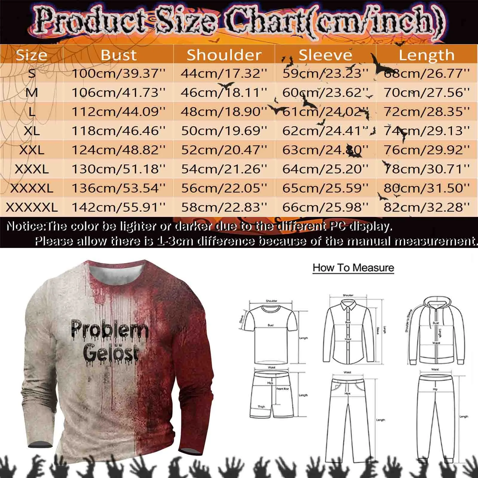 Мужская Повседневная футболка с принтом на Хэллоуин кровавый ужас и принт модная