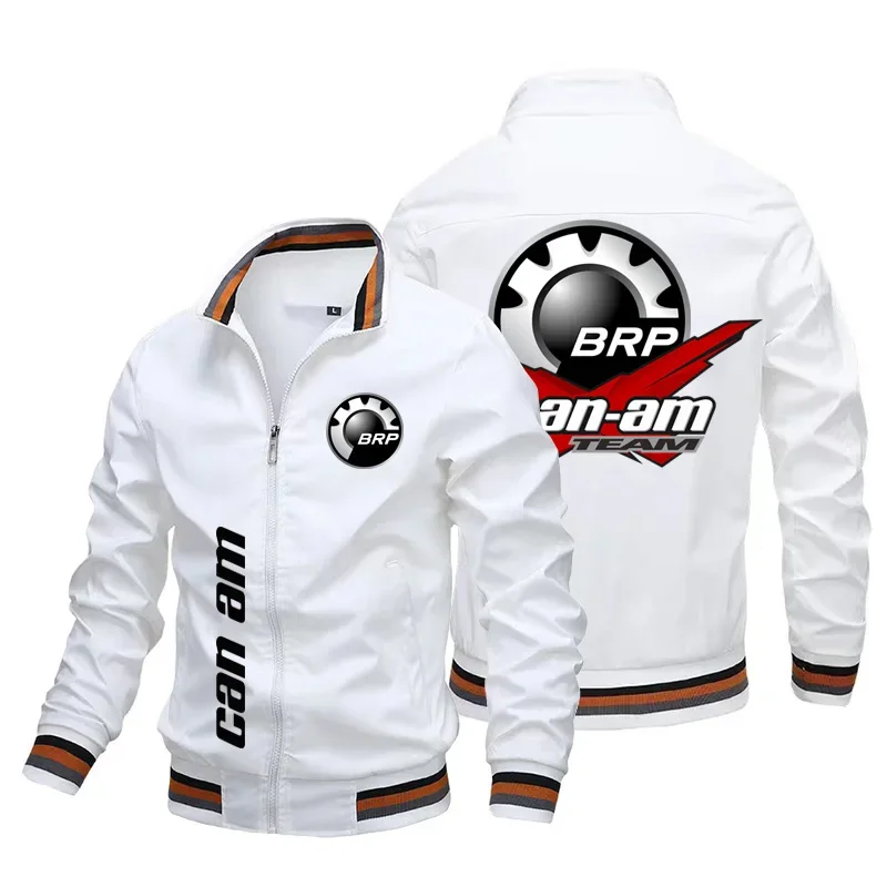 

Новая мужская куртка с принтом логотипа Brp Can Am, уличная спортивная куртка Ritsling, мотоциклетная гоночная ветровка