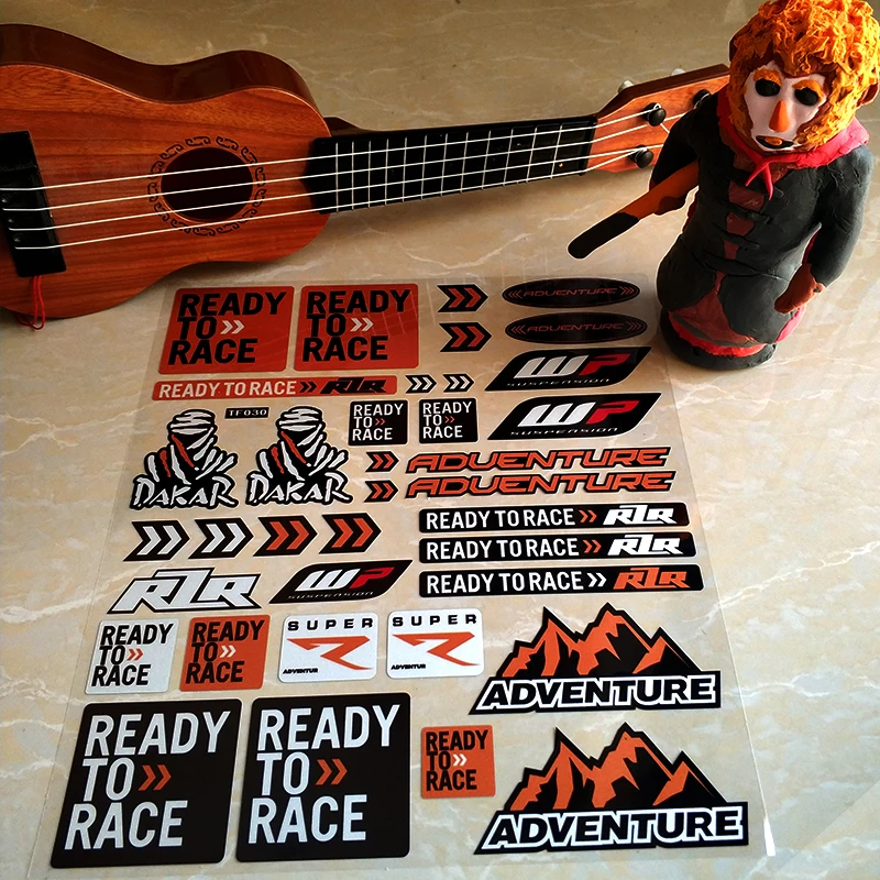 Светоотражающие наклейки для мотоцикла и мотокросса водонепроницаемые KTM RC8 Duke 200