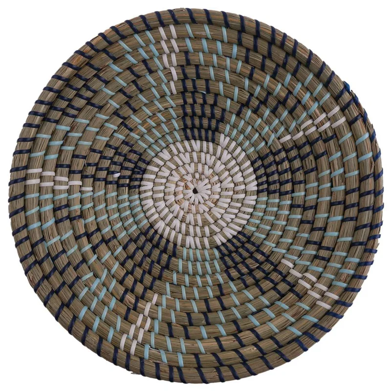 

Rattan Wall Decor. Set Of 6 Wicker Wall Decor Hanging Baskets. Perfect For Wall Basket Decor. Stylishly Woven Wall Decor