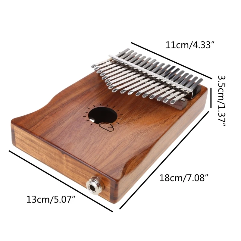 17 для клавишных инструментов Kalimba Mbira Sanza Thumb Piano Pocket Size начинающих
